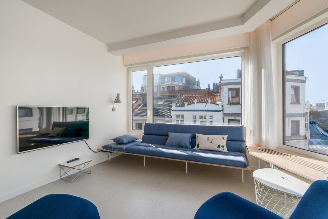 De Zwemmer - Practical, Optimized App With Garage Oostende Exteriör bild